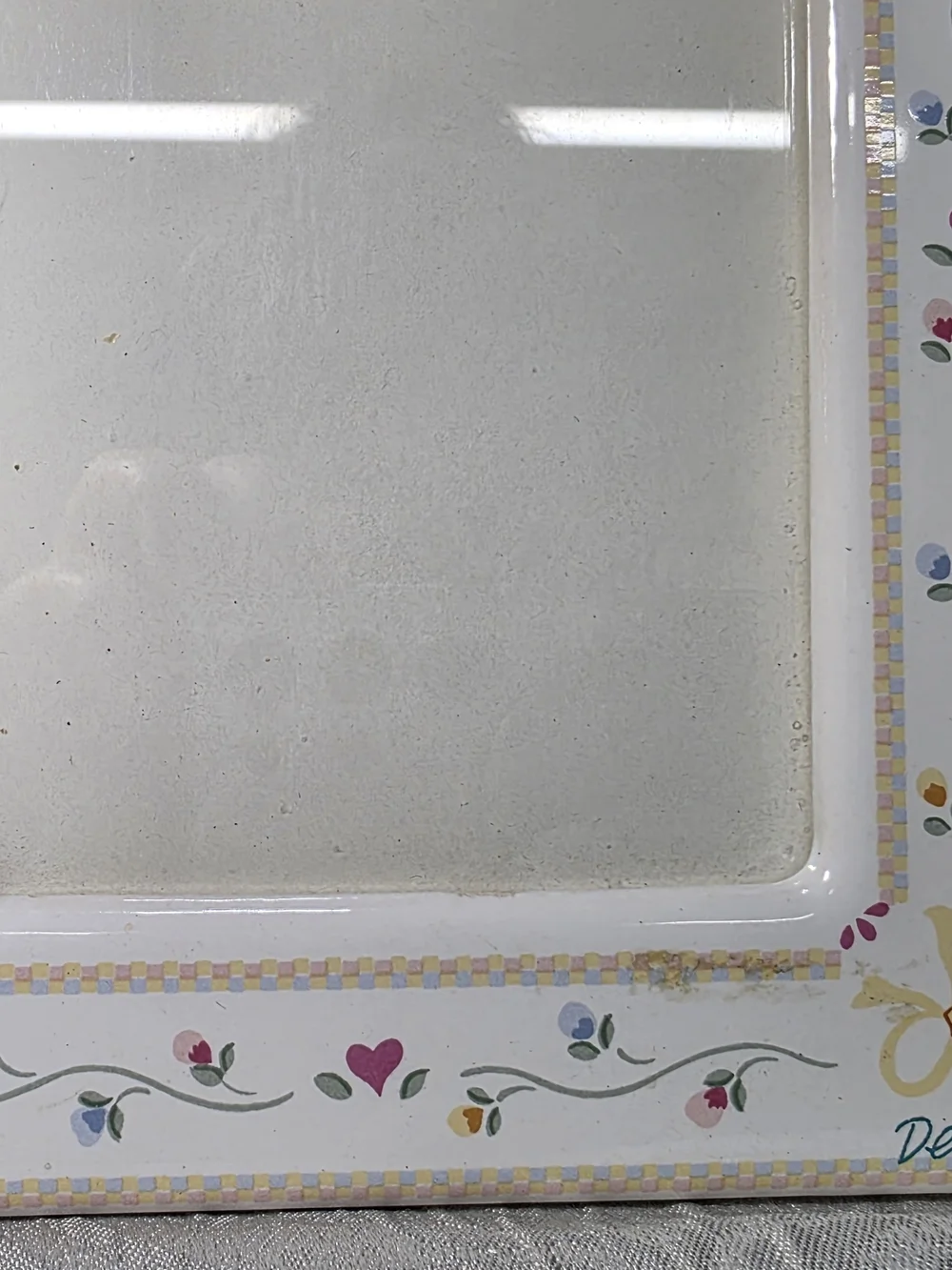 Vintage Ceramic Picture Frame